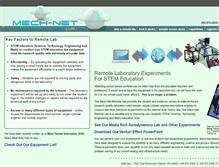 Tablet Screenshot of mech-net.com